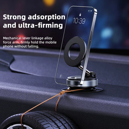 K007 Magnetic Phone Holder | 360° Adjustable 3-Axis Mount with Strong Magnetic Grip for Car, Desk & Home
