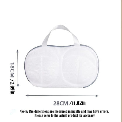 “Anti-Deformation Bra Mesh Laundry Bag – Machine Washable Polyester Bra & Underwear Protector for Sports Bras, Lingerie, and Delicates”