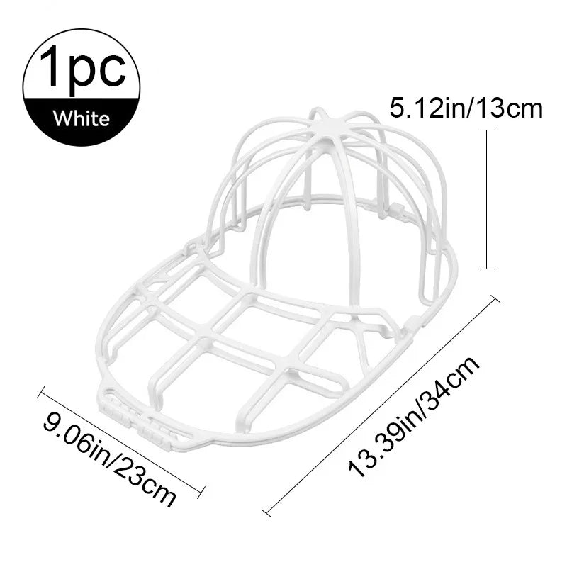 Hat Cleaner Cage with Mesh Bag | Baseball Cap Washer for Washing Machine