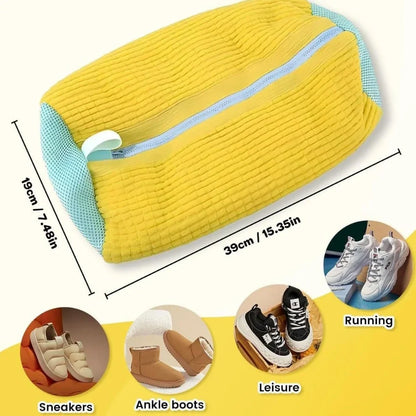 Laundry Bag Shoe Washing Bag – Padded Net Protector for Fluffy Fibers | Machine-Friendly Drying Wash Bags for Shoes