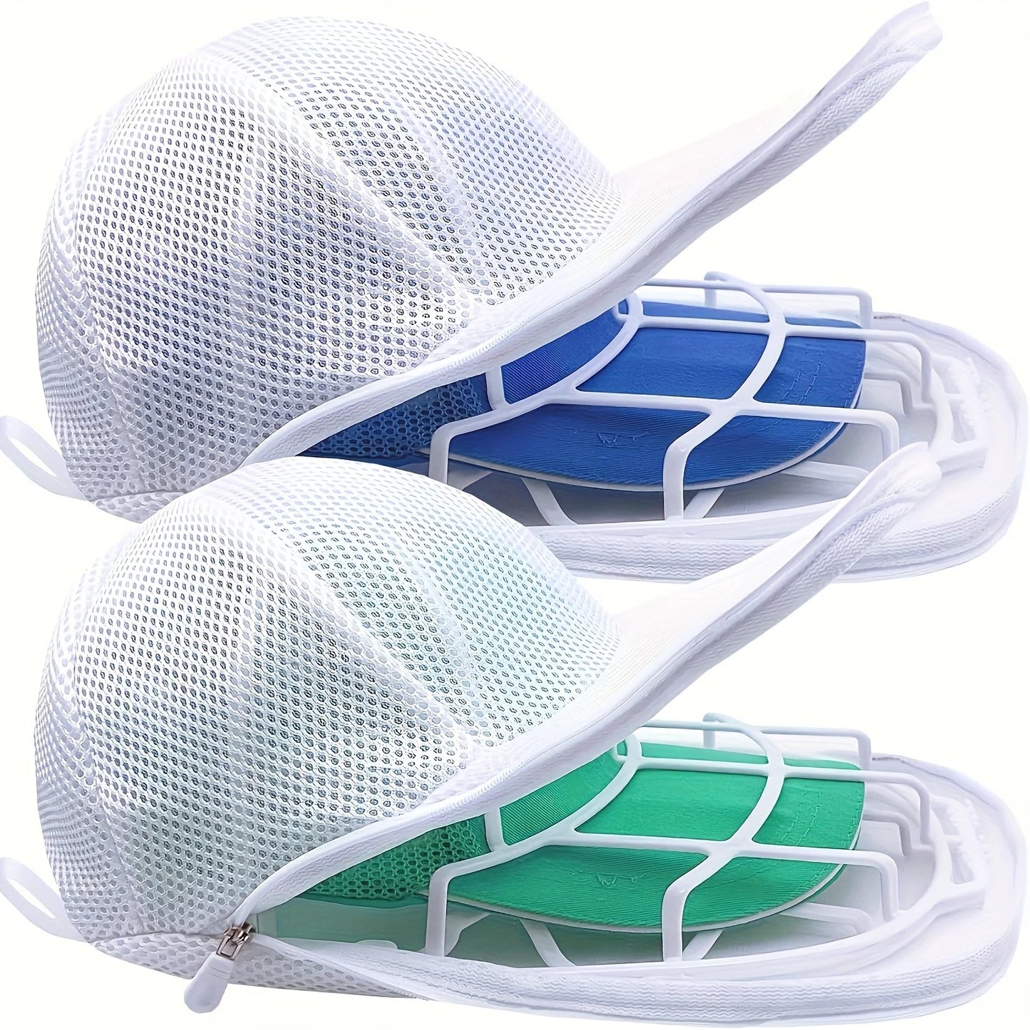 Hat Cleaner Cage with Mesh Bag | Baseball Cap Washer for Washing Machine