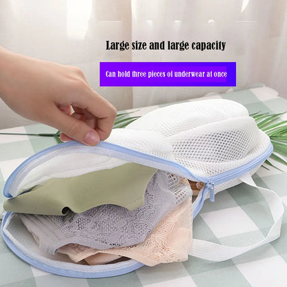 “Anti-Deformation Bra Mesh Laundry Bag – Machine Washable Polyester Bra & Underwear Protector for Sports Bras, Lingerie, and Delicates”